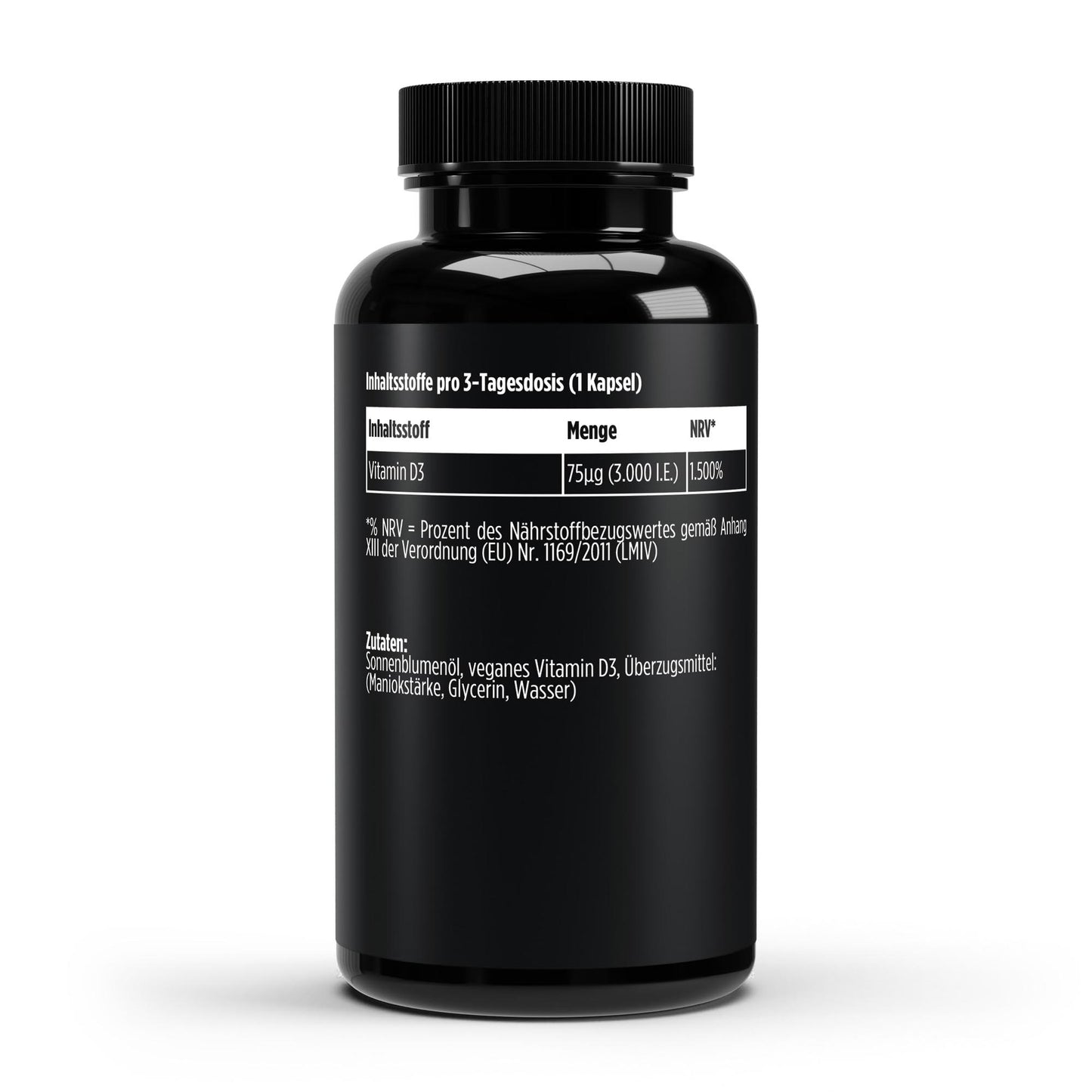 Vitamin D3 3,000 I.U. - 60 vegan softgels