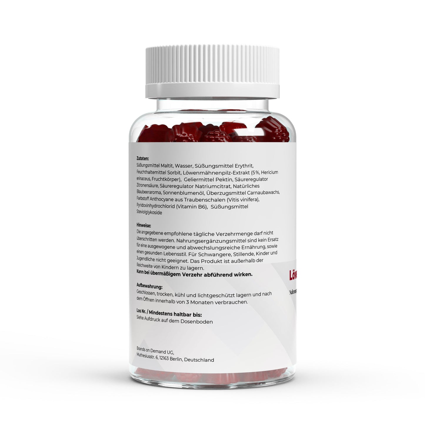 Lion's Mane + Vitamin B6 Gummies - 60 pcs.