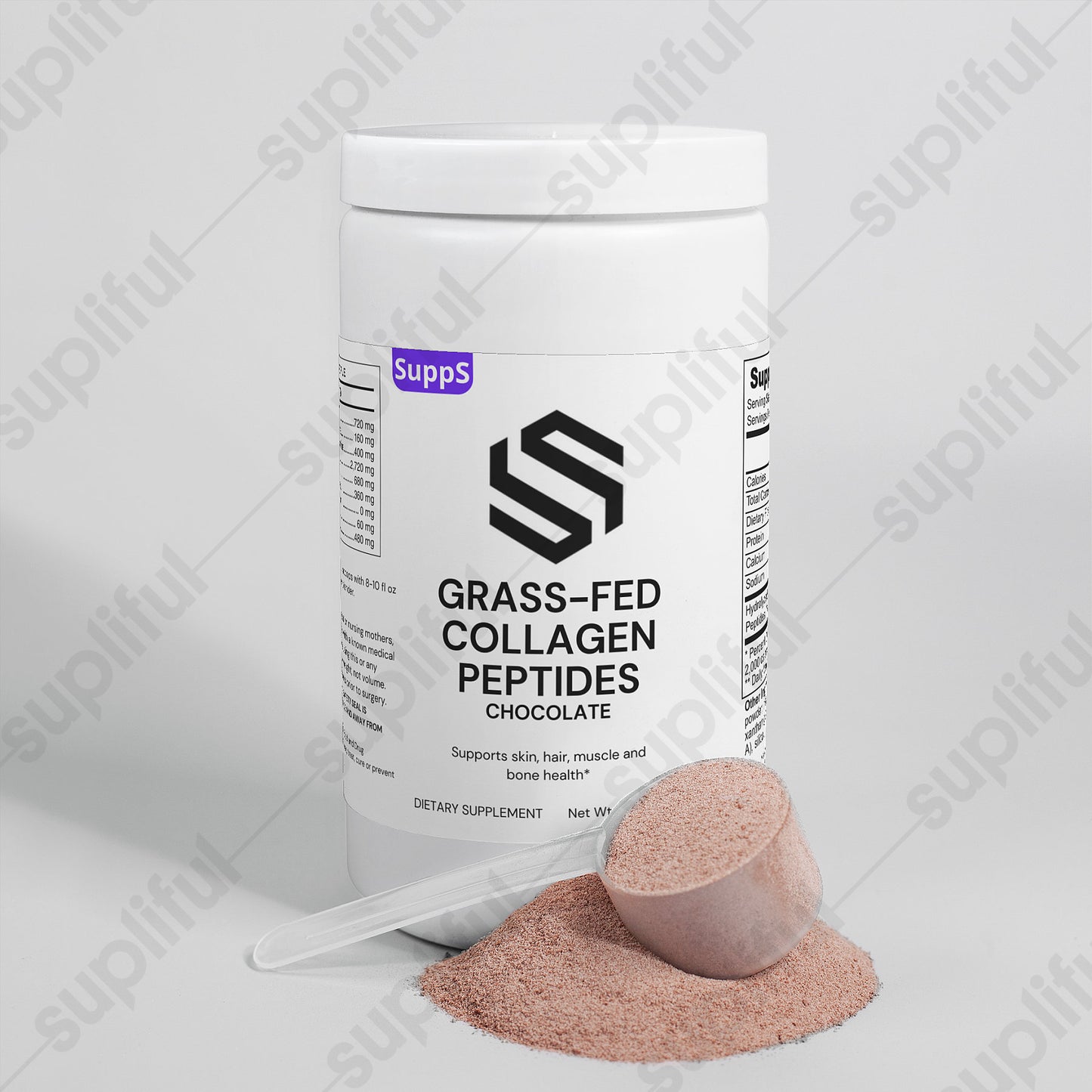 Grass-Fed Collagen Peptides Powder (Chocolate)