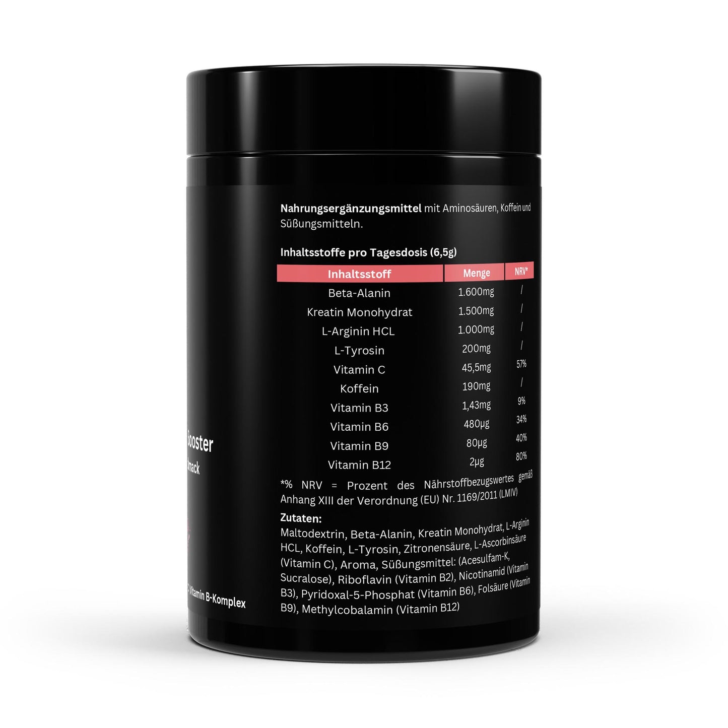 Pre-Workout Booster Raspberry - 520g
